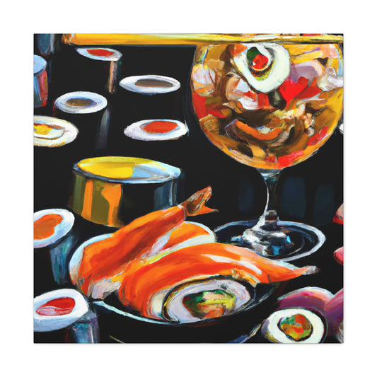 Sushi Through Tradition - Canvas