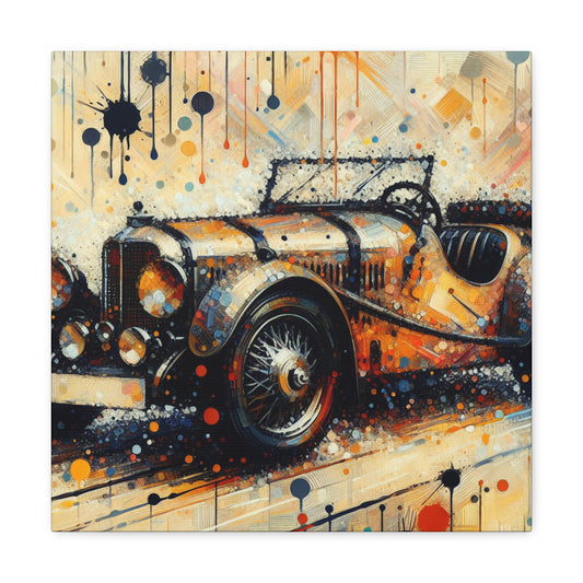 Racing Through Time - Canvas