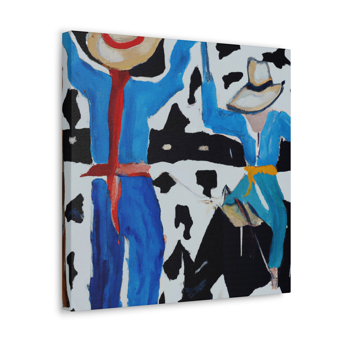 "Stirrups in Abstraction" - Canvas