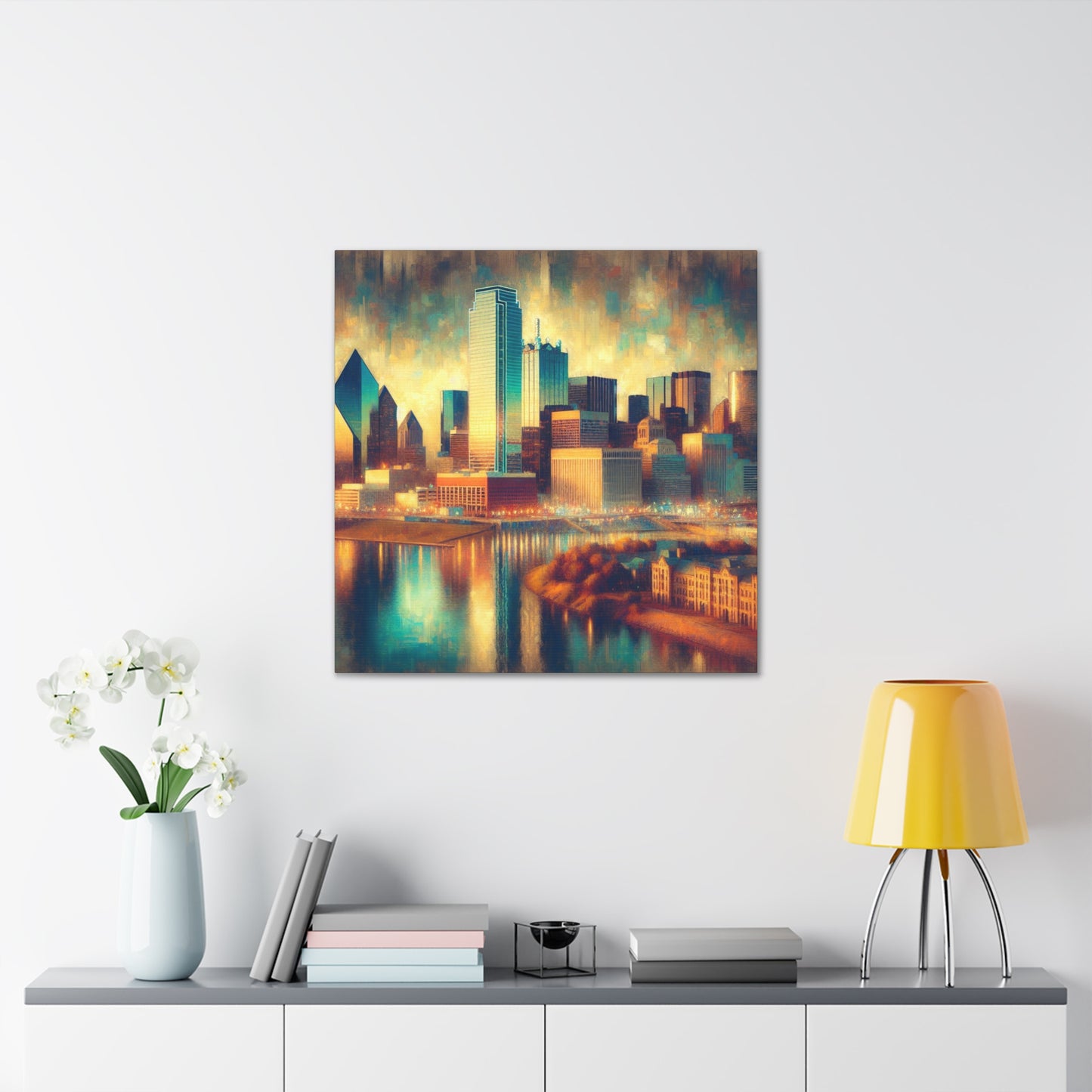 "Texas Dreamscape: Dallas" - Canvas