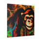 Chimp's Whimsical Adventure - Canvas