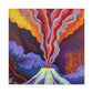 "Volcano in the Wild" - Canvas