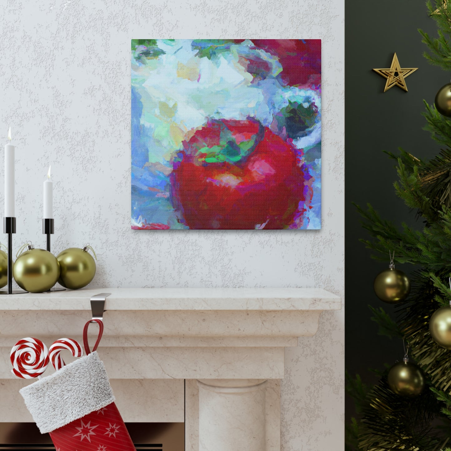 Tomato, Impressionism Style - Canvas