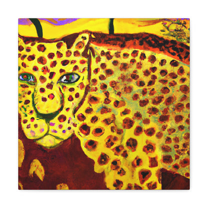 Leopard Lazing Luxuriously - Canvas