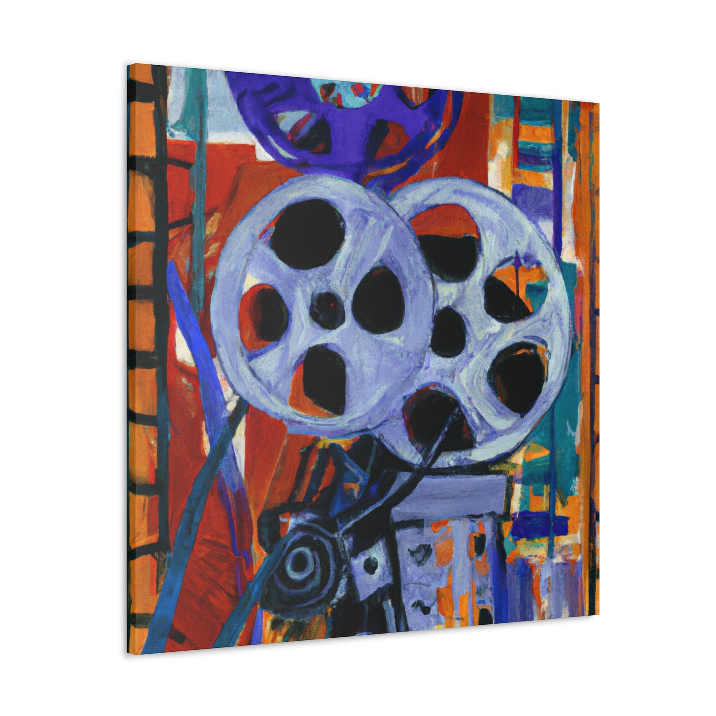 "Film Reel Fantasia" - Canvas