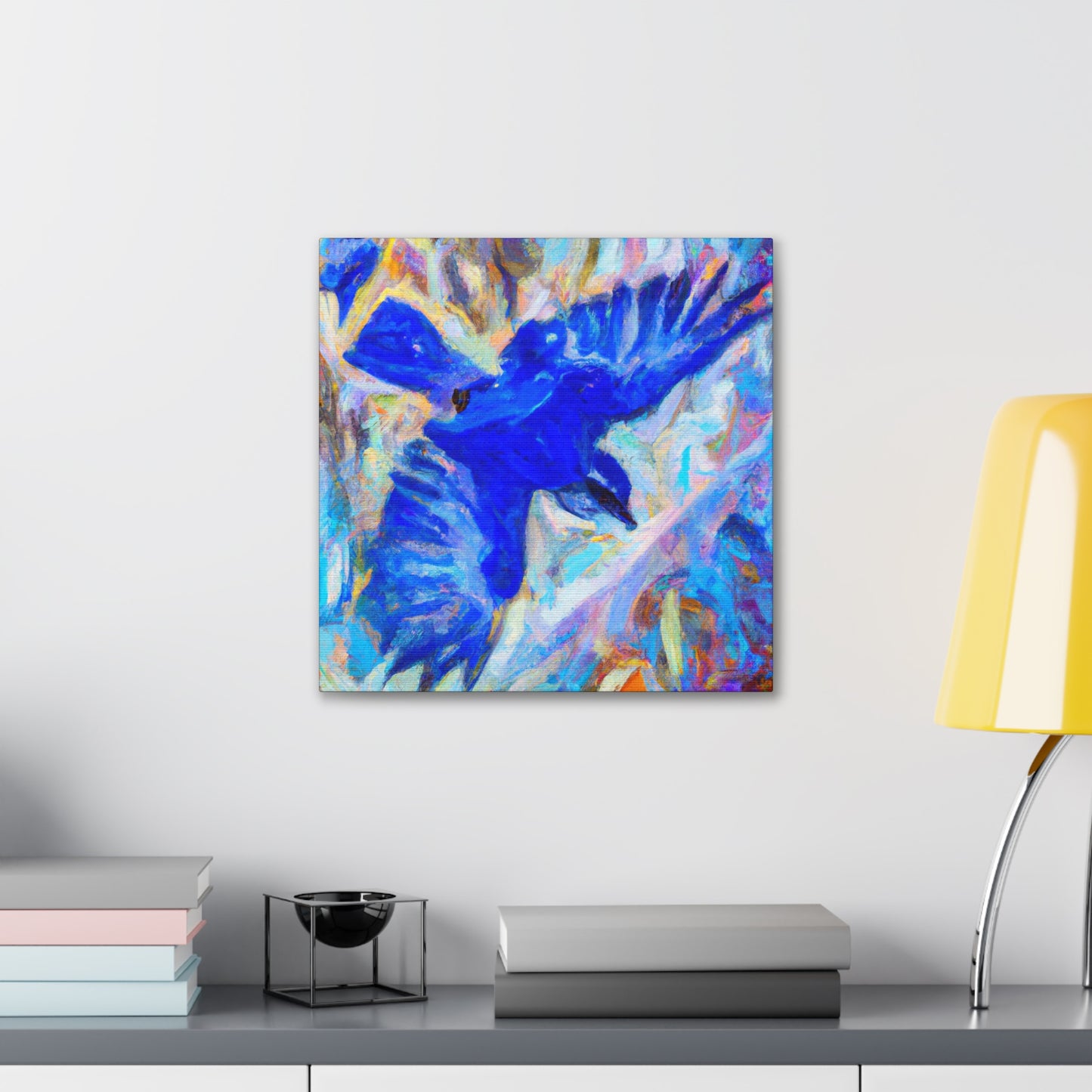 "Bluebird of Impressionism" - Canvas