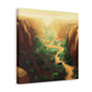 Canyon: Digital Dreamscape - Canvas