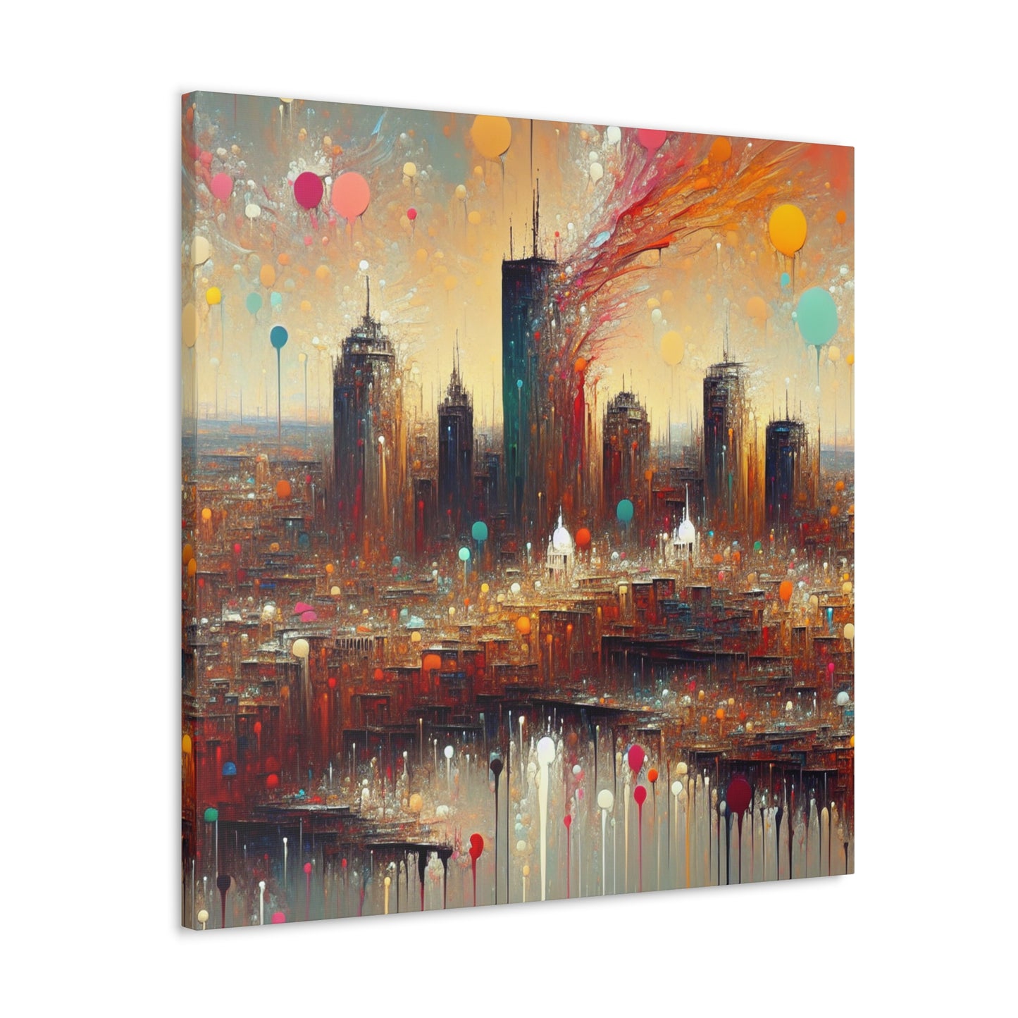 "Emerald City Sunrise" - Canvas