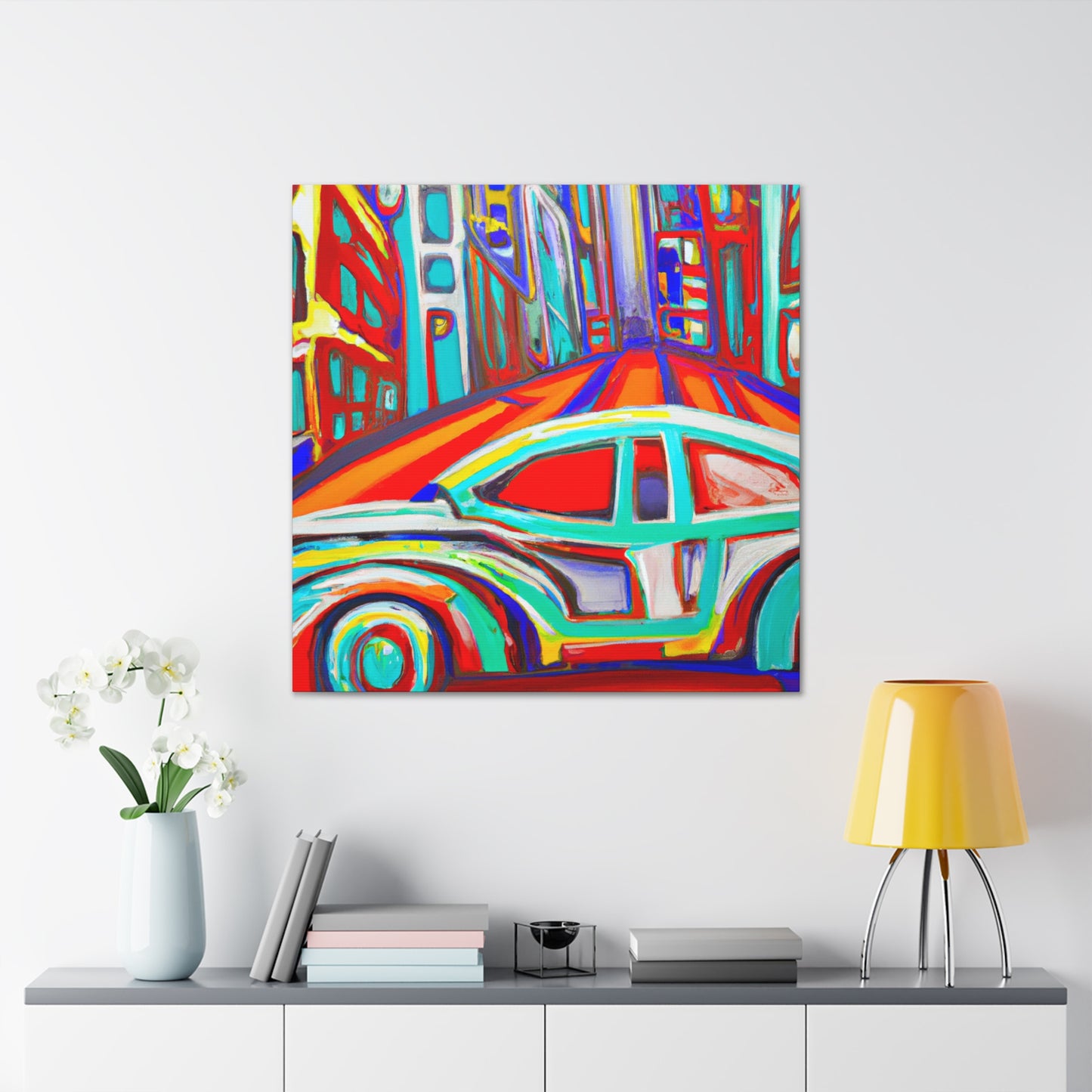 "Car in the Roaring Twenties" - Canvas