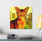 "Abyssinian Pop Adventure" - Canvas