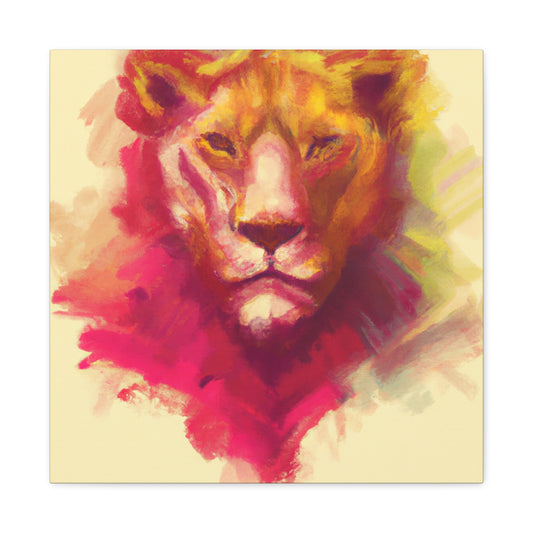 Majestic Lion Roar - Canvas