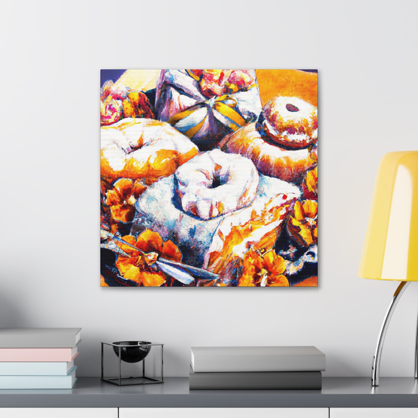 "Sugary Art Noveau Pastries" - Canvas