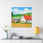 Farmhouse in Sunrise' - Canvas