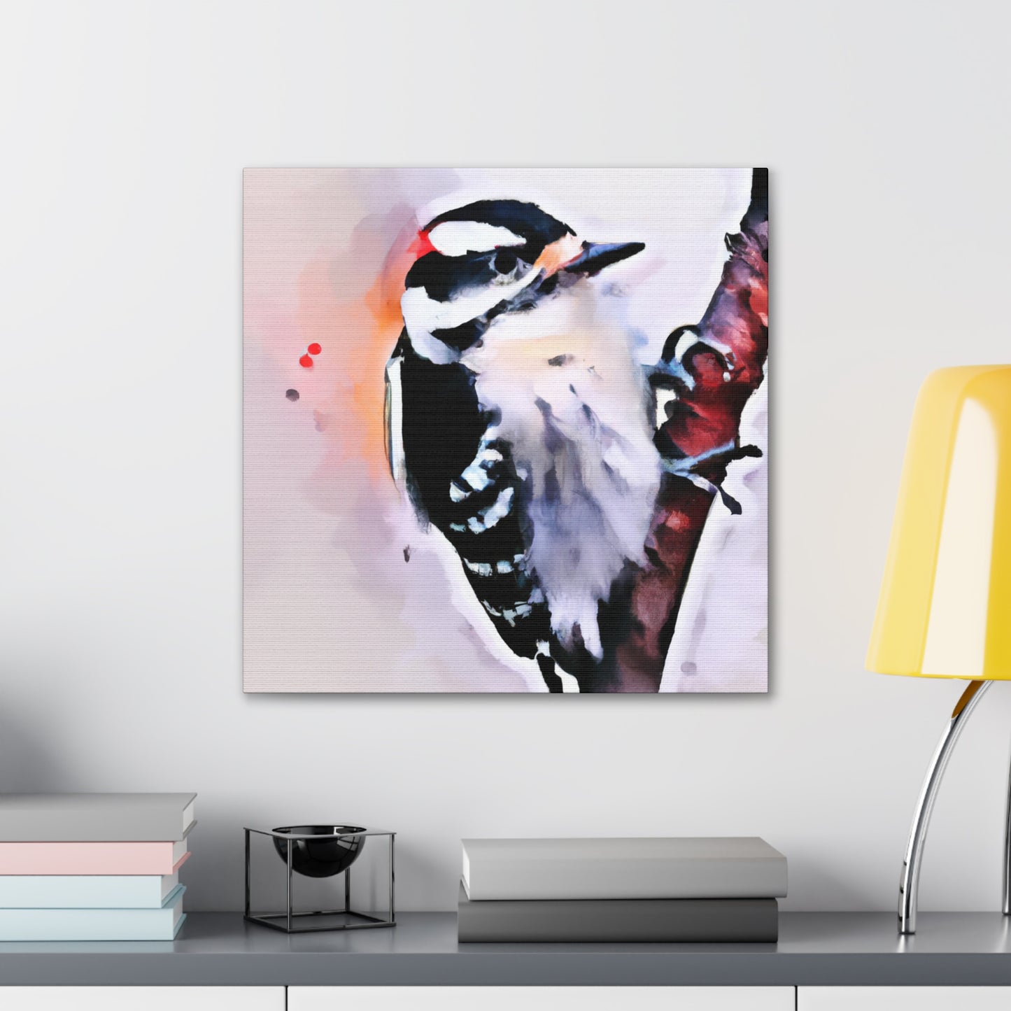 Downy Woodpecker Dream - Canvas