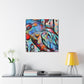 Pionus In Abstraction - Canvas