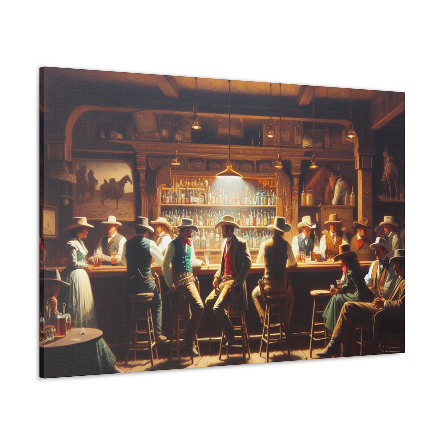 "Wild West Saloons" - Canvas