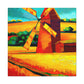 "Windmill on the Horizon" - Canvas