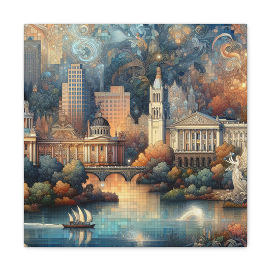 "Gilded Grace of Sacramento" - Canvas