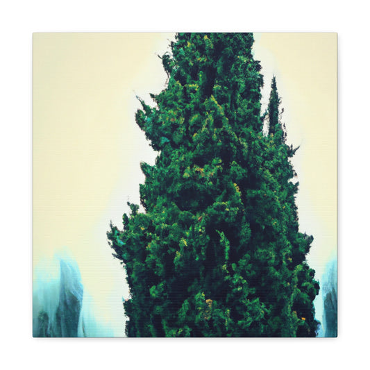 Cypress in Moonlight Shine - Canvas