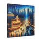 "Enchanting Urban Tapestry" - Canvas