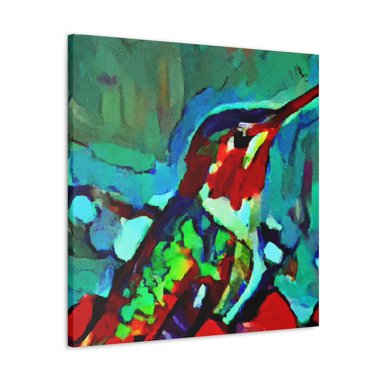 "Hummingbird of Abstraction" - Canvas