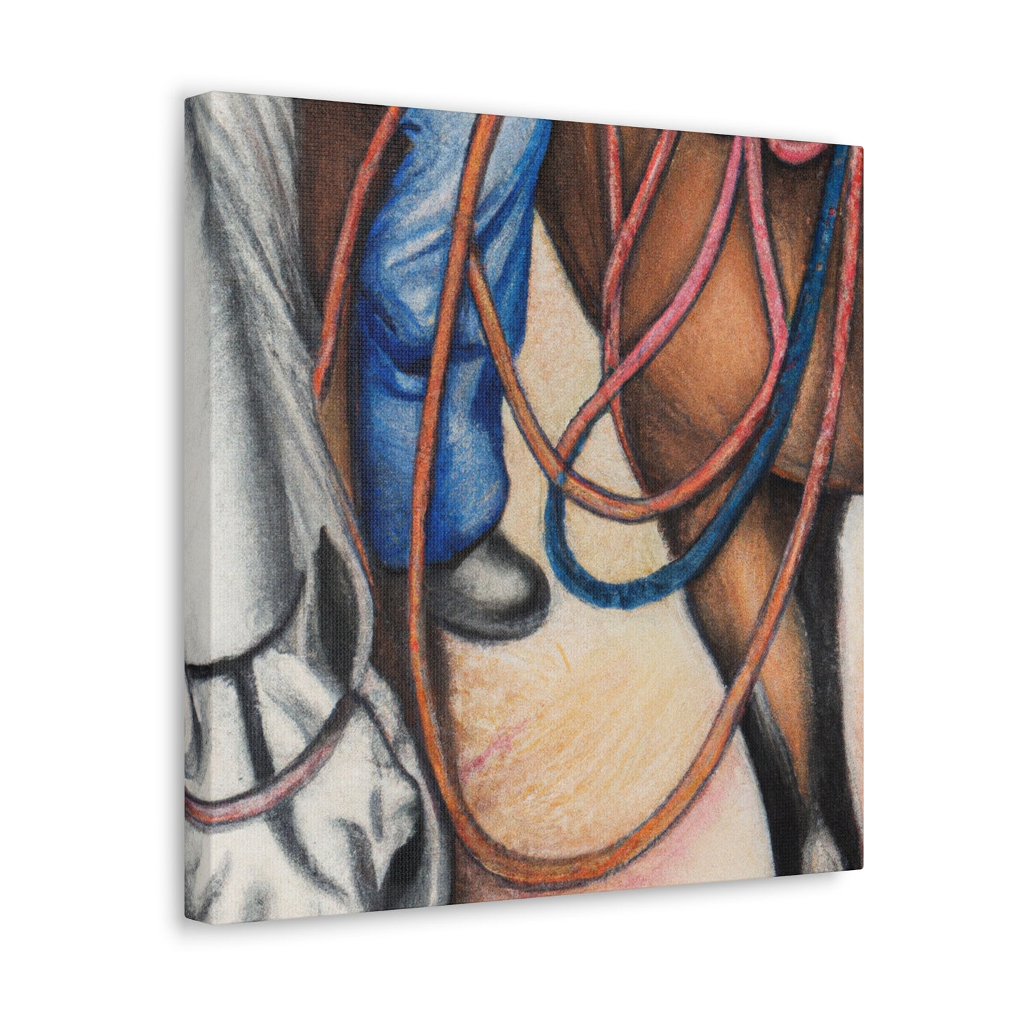 Stirrups of Realism - Canvas