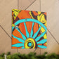 "Wheel of Grandeur Wagon" - Canvas