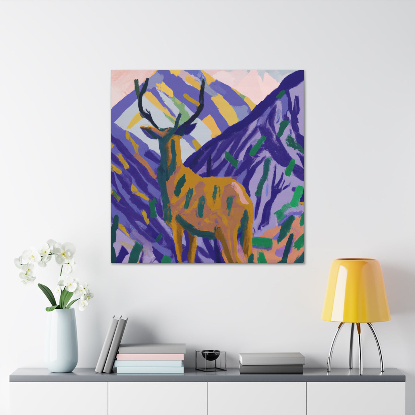 Fawn in Fauvist Hues - Canvas