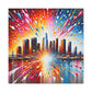 "Vibrant Urban Dreams" - Canvas