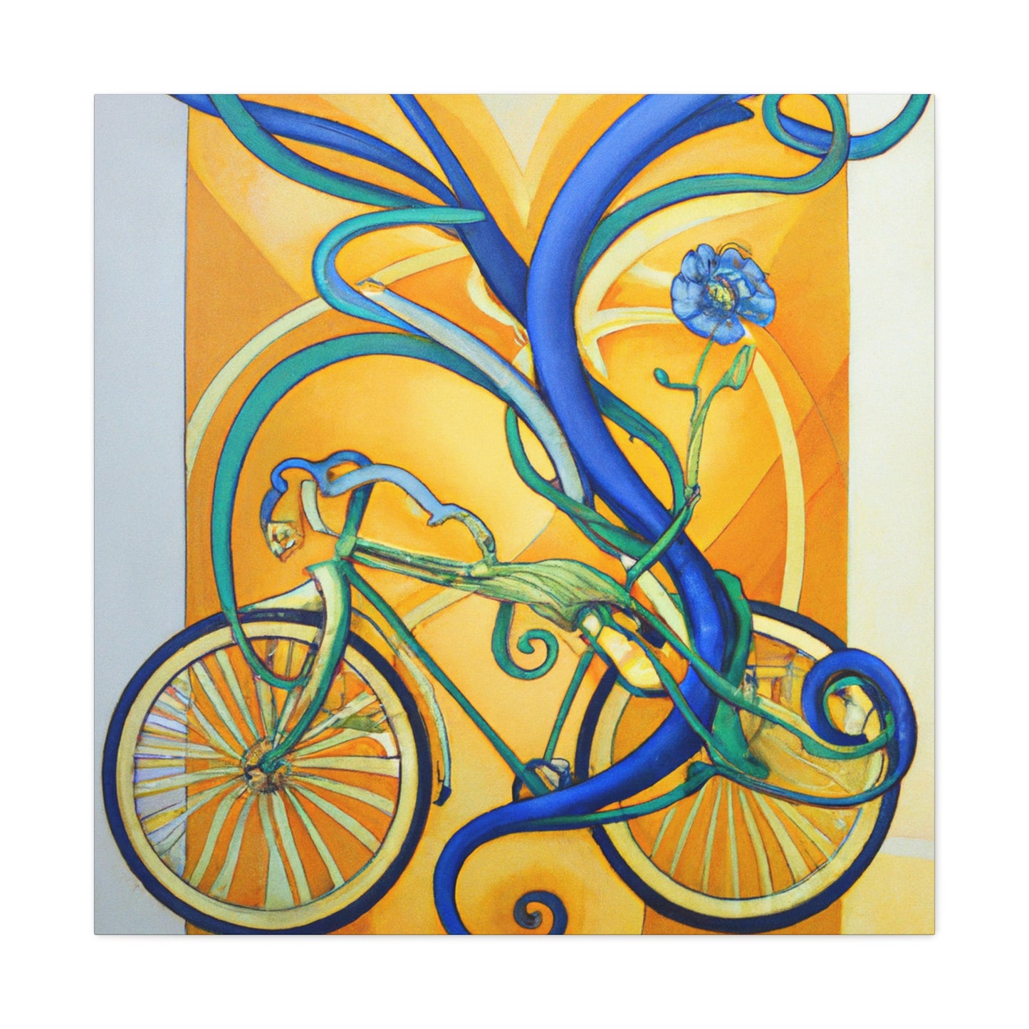 Cycling Celestial Dreams - Canvas