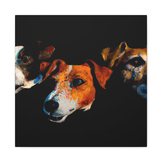 Life with Jack Russell - Canvas