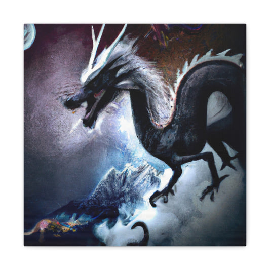 Dragon in Dreamscape - Canvas