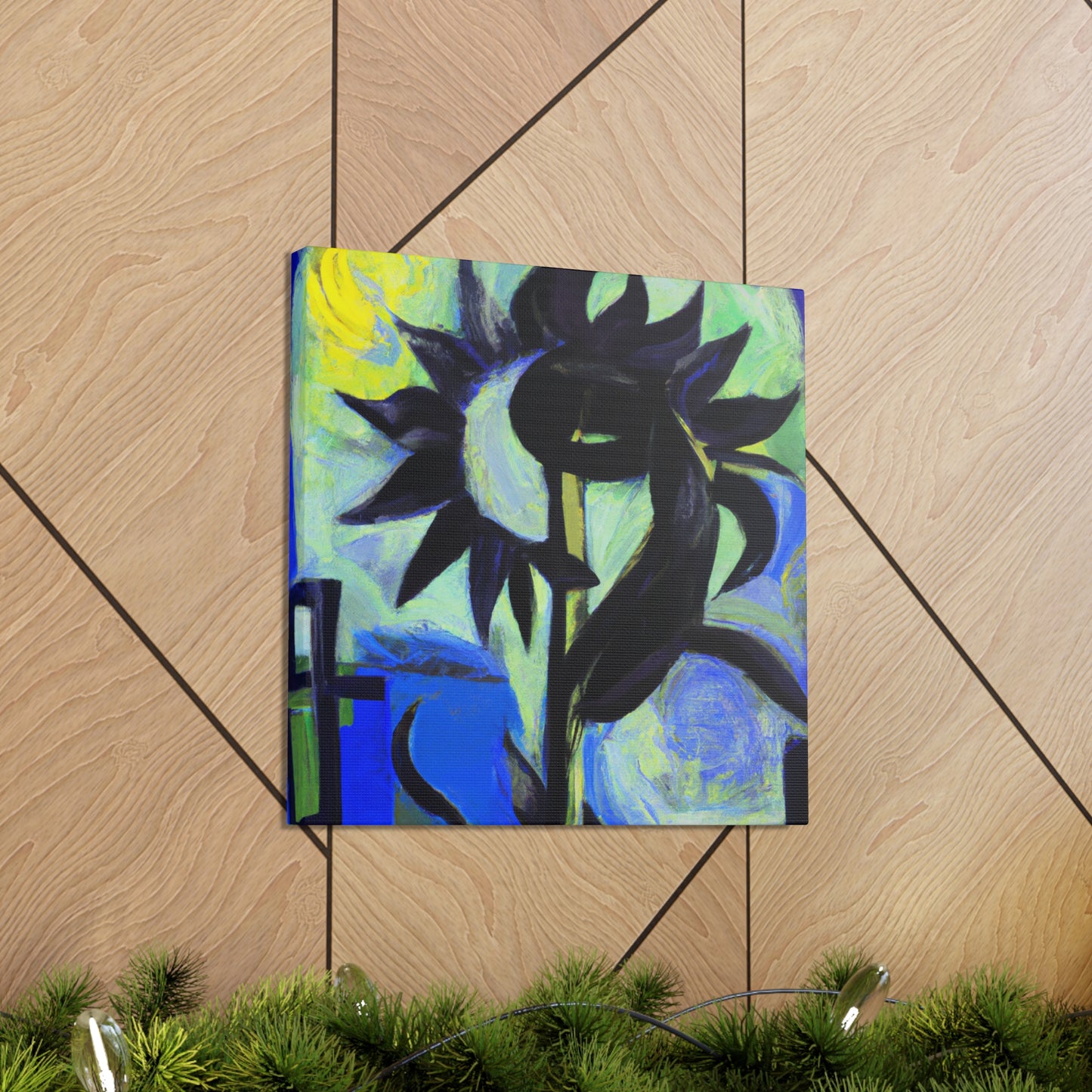 "Sunflower in Surrealism" - Canvas