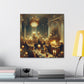 Exuberant Opulence: Midnight Revelry - Canvas