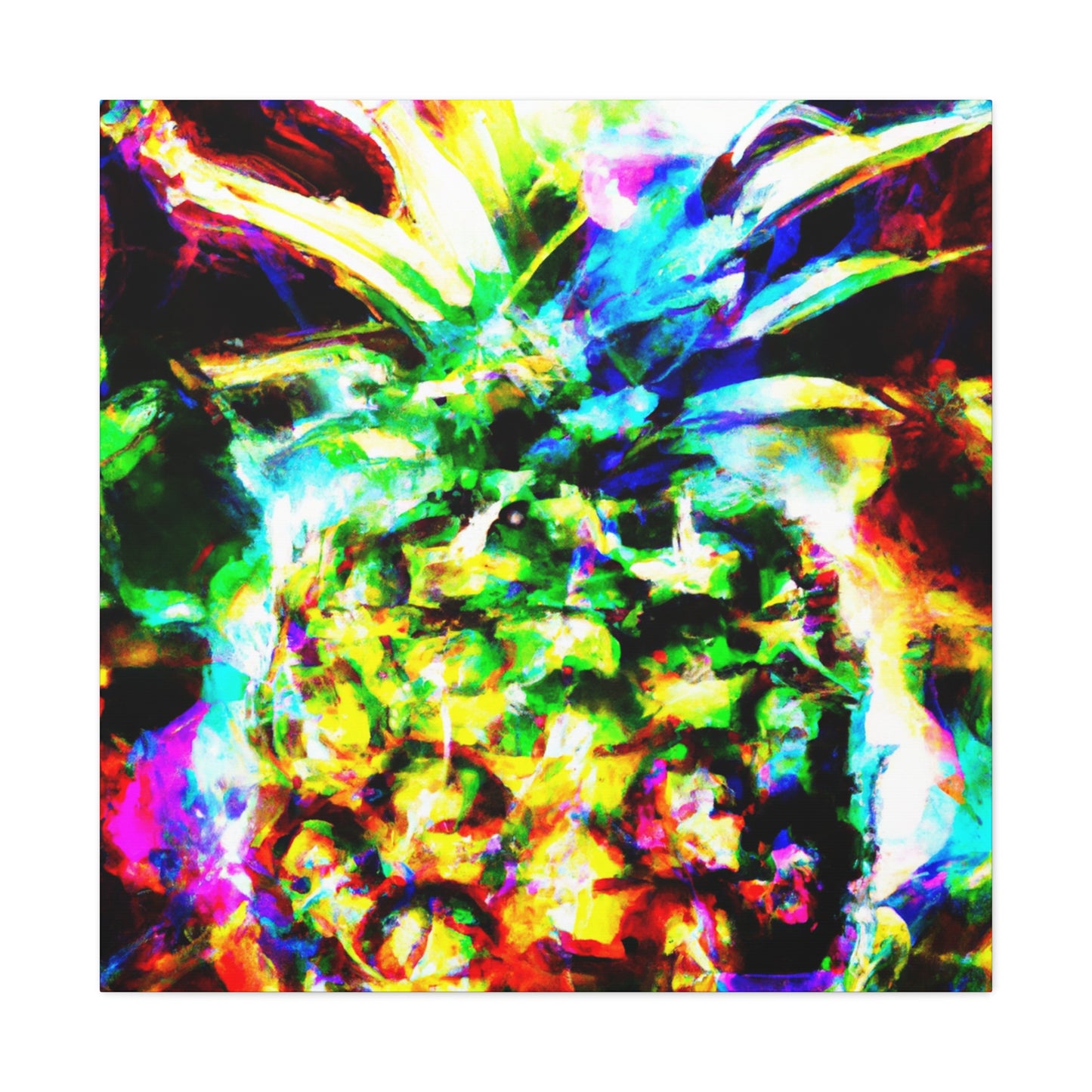 Pineapple Pop Explosion - Canvas