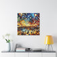 Joyful Celebrations in Motion - Canvas