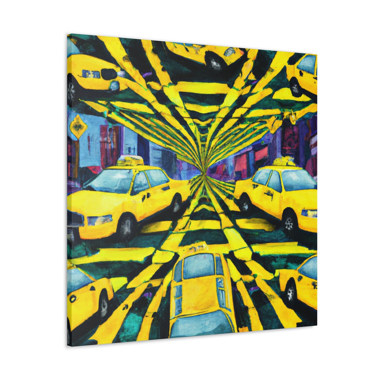 "Taxi Ride Home" - Canvas