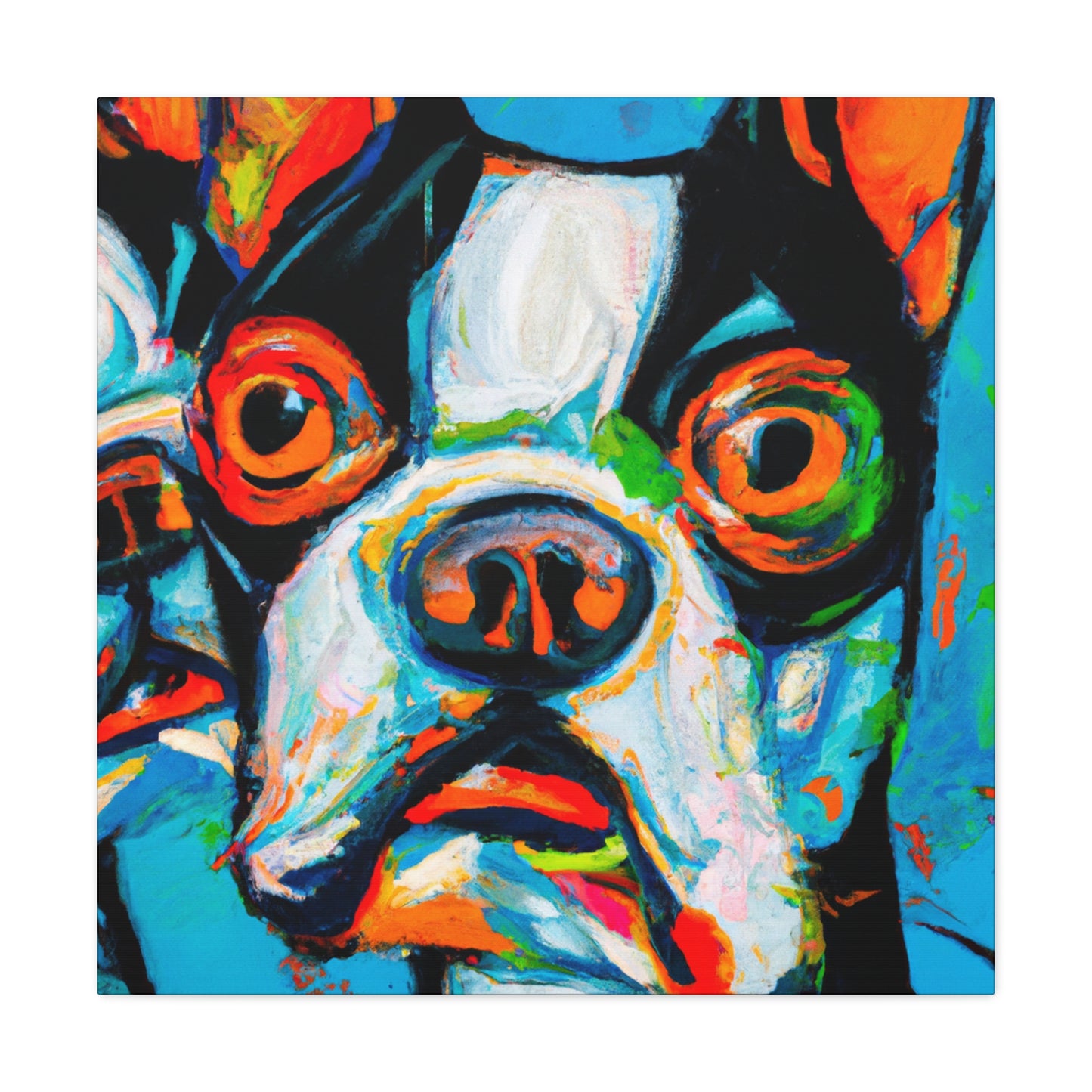 Boston Terrier Dreamscape - Canvas