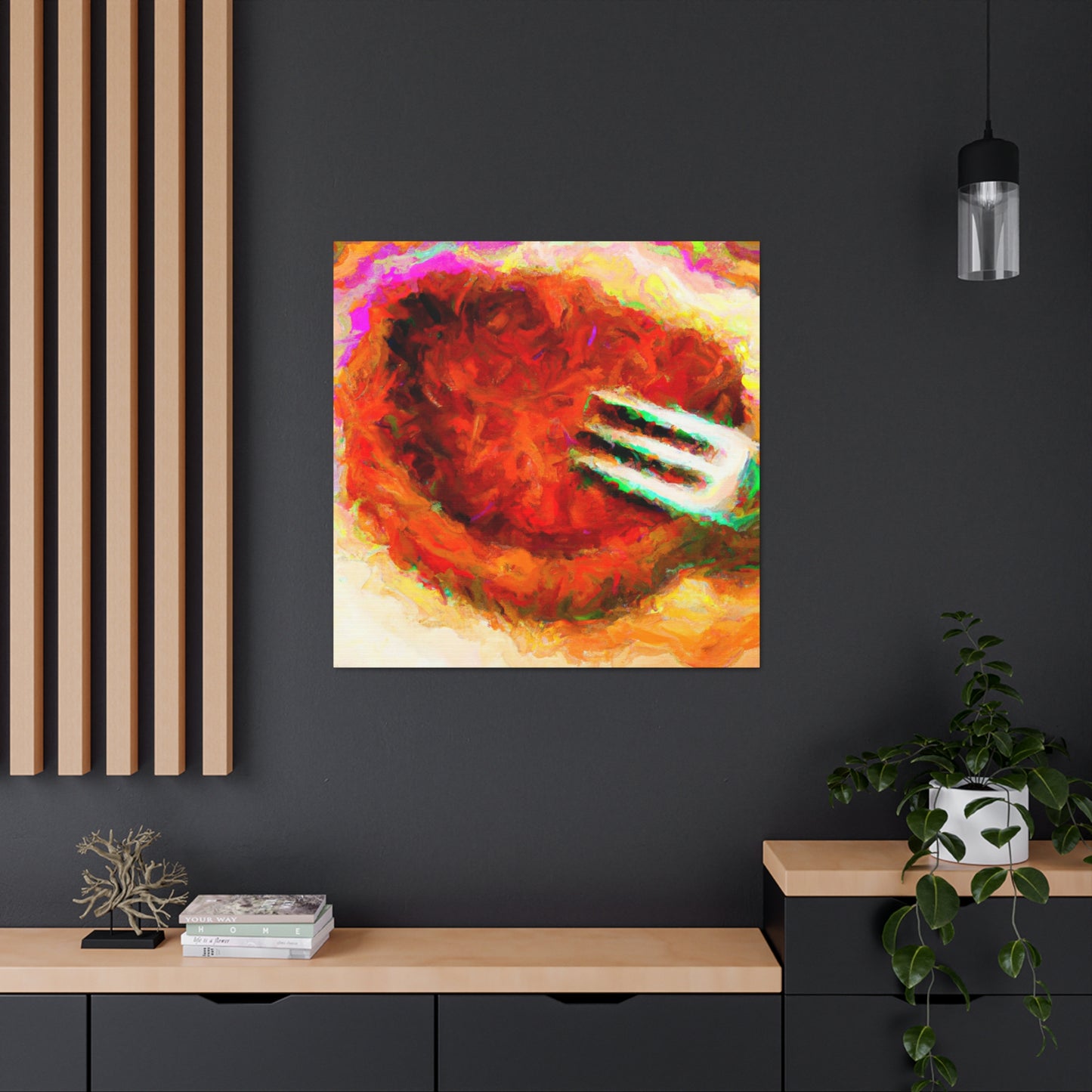 Steak on a Plate - Canvas