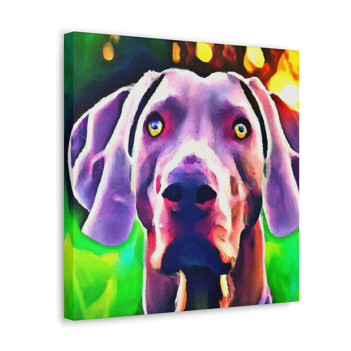 Weimaraner Wonderland - Canvas