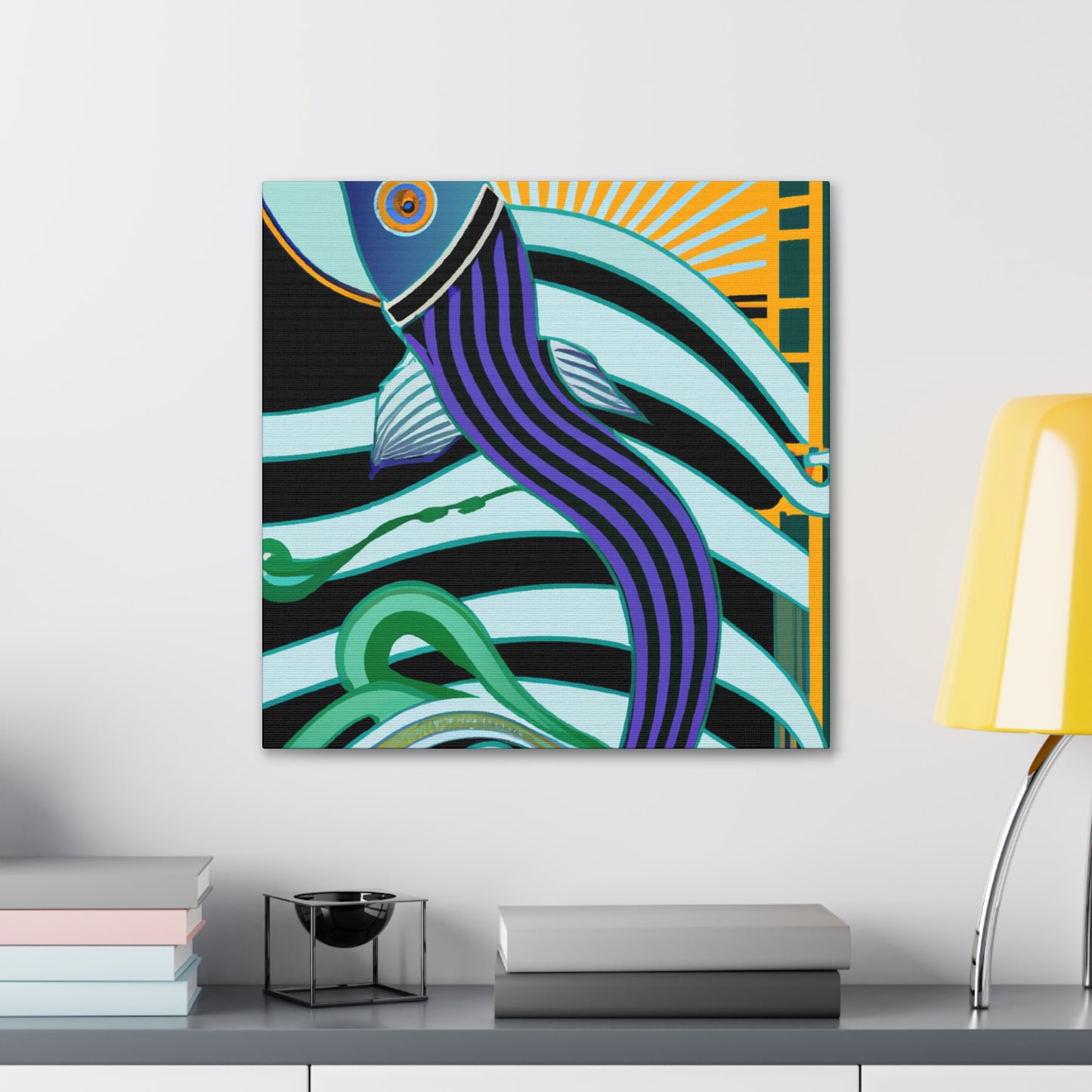 "Electrifying Eel Eccentricity" - Canvas