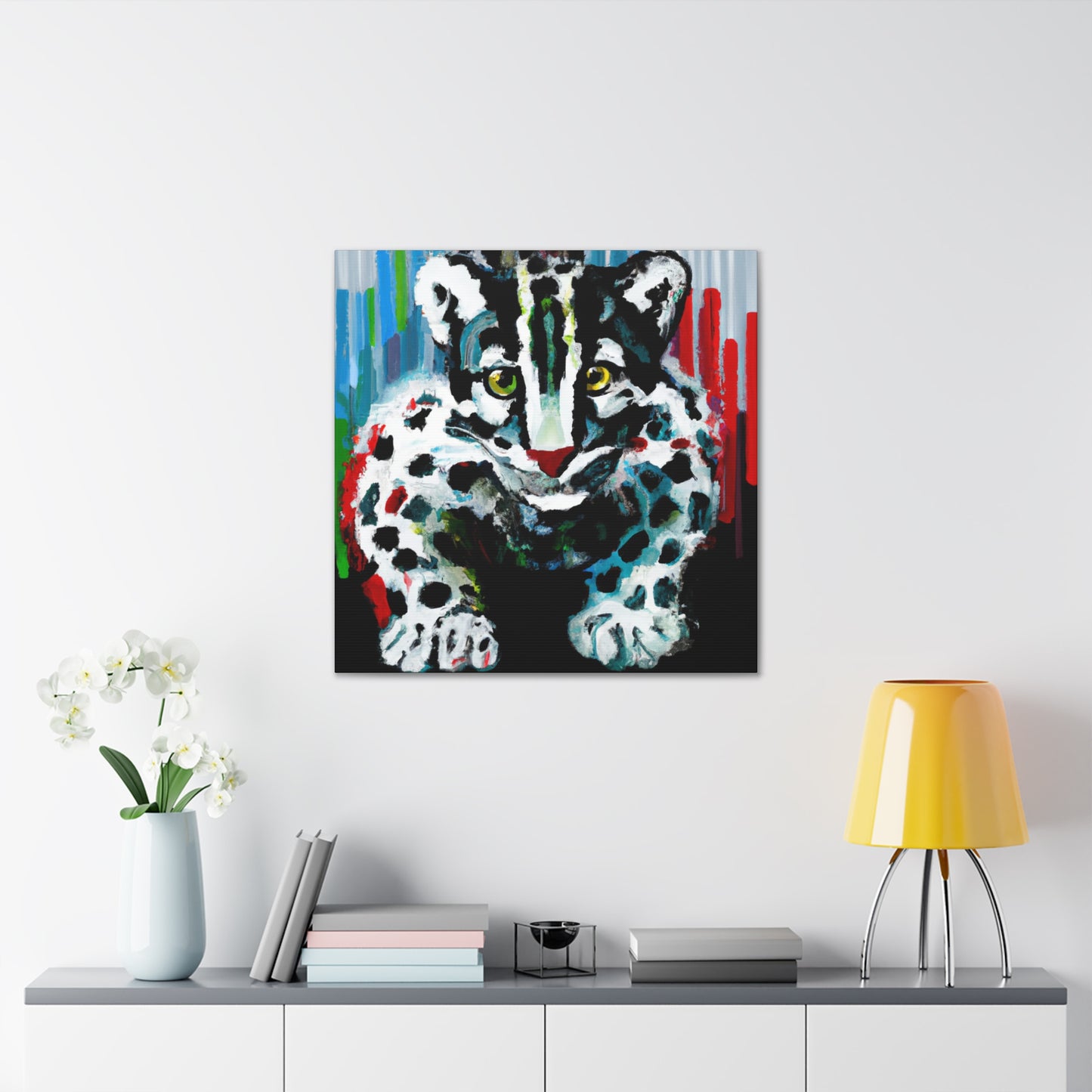 "Cat in the Clouds" - Canvas