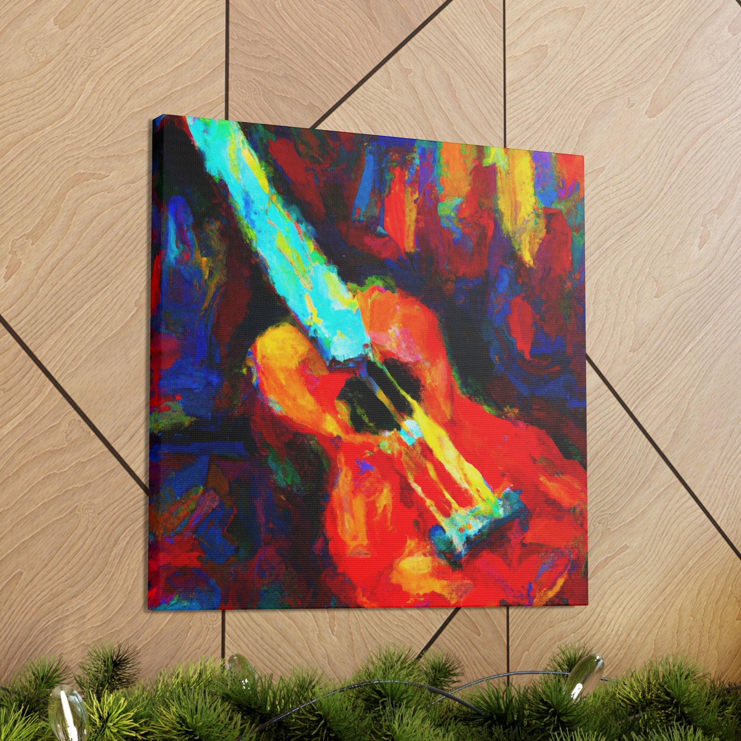 "Ukelele at Sunrise" - Canvas