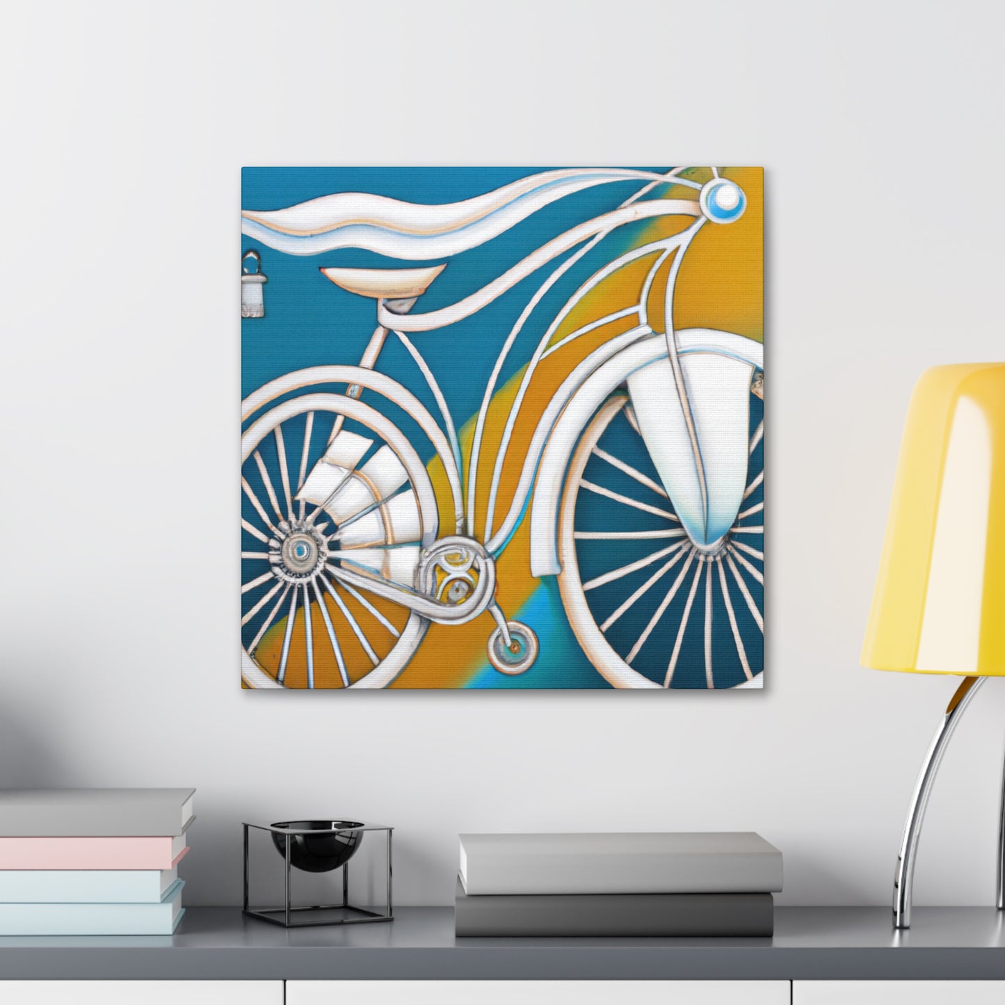 "Wheels of Blue Sky" - Canvas