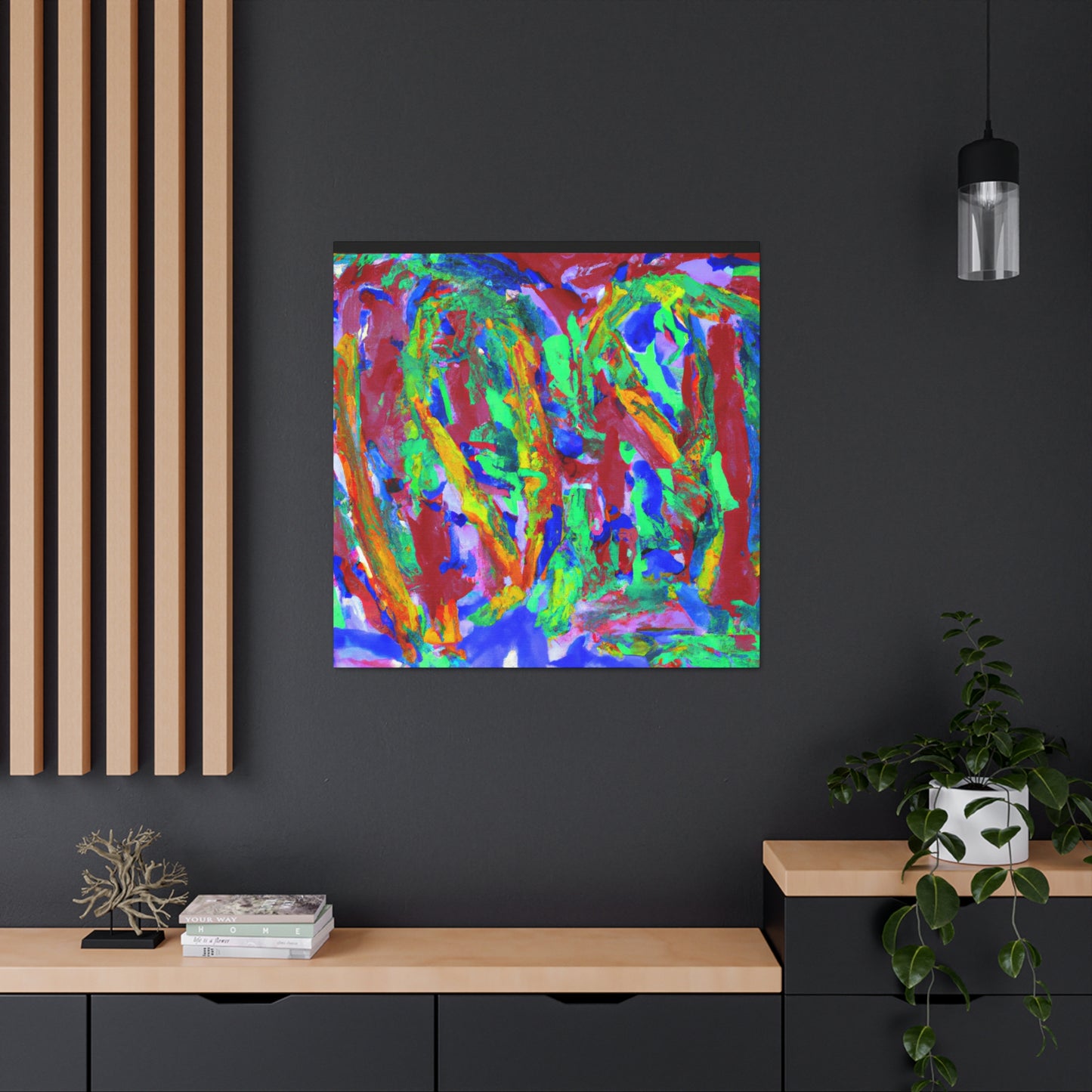 Waves of Enlightened Color - Canvas