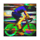 Bicycling Through Nature - Canvas