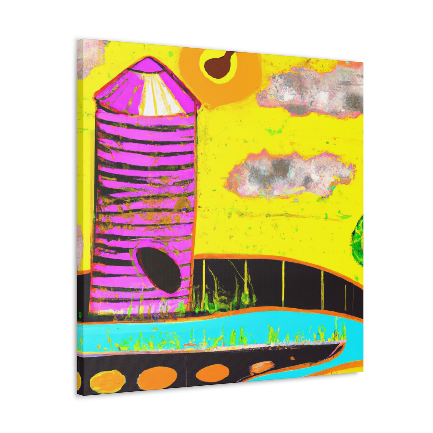 Silo of Colorful Dreams - Canvas