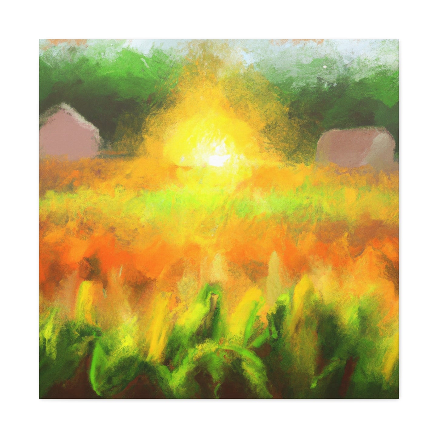 Cornfield in Technicolor - Canvas