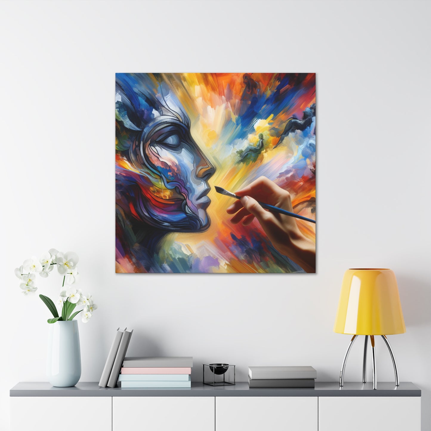 Euphoric Whispers Unleashed - Canvas