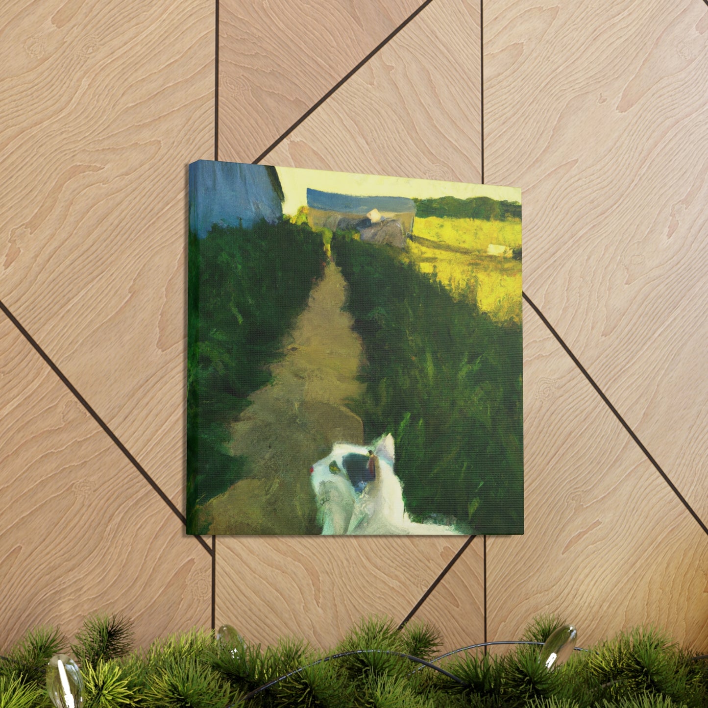 "Barn Cat Dreamscape" - Canvas